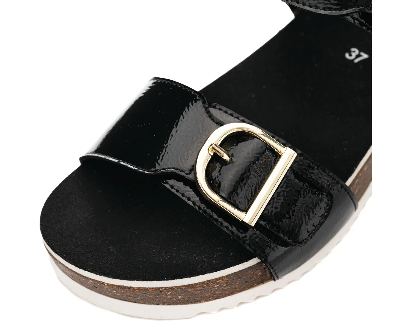 WOMEN'S ARA NOVA ADJUSTABLE WEDGE SANDAL | BLACK 01 - Image 7