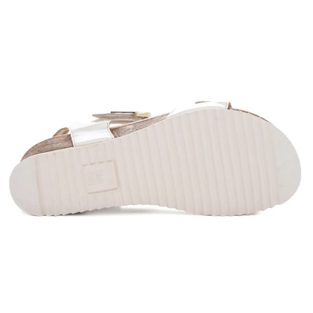 WOMEN'S ARA NOVA ADJUSTABLE WEDGE SANDAL | SILVER METALLIC 12 - Image 2