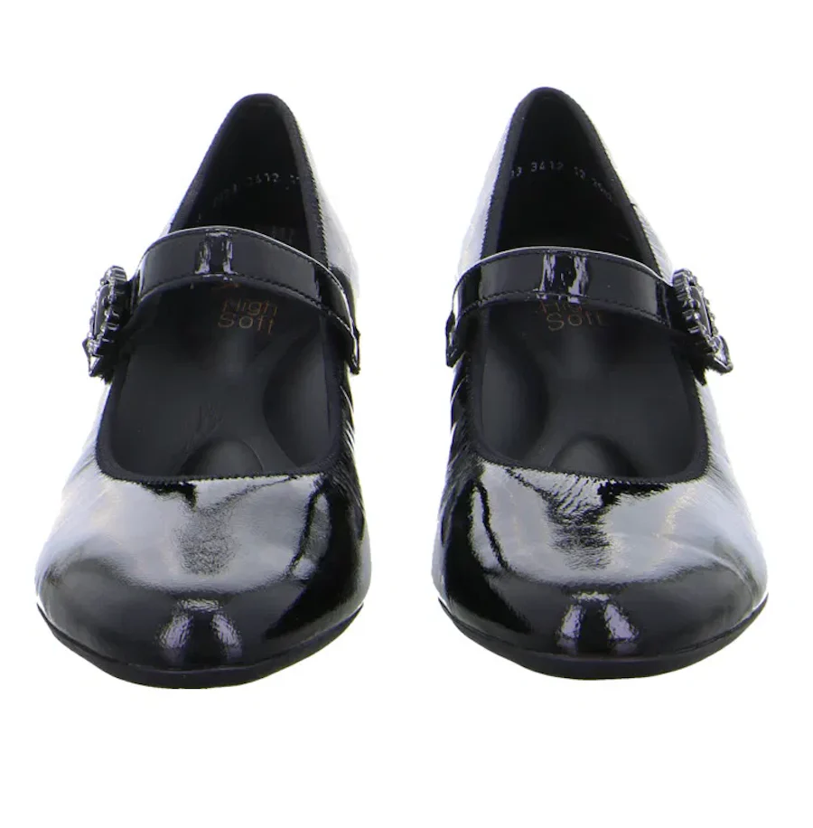 WOMEN'S ARA NOVELLE PUMP | BLACK PATENT - Image 6