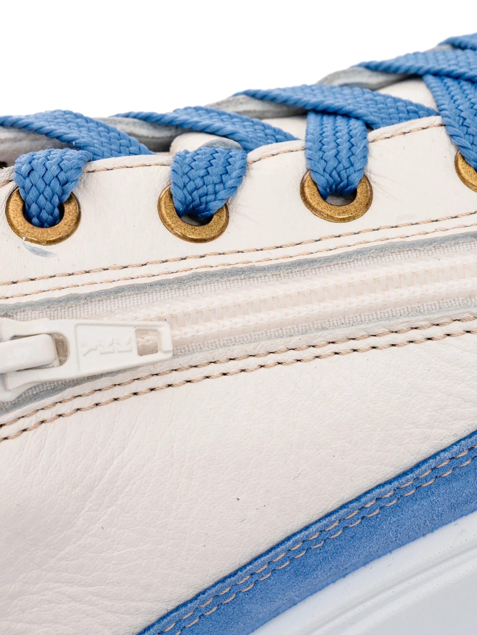 WOMEN'S ARA RIO SNEAKER | CREAM / SAND / AZURE BLUE - Image 8