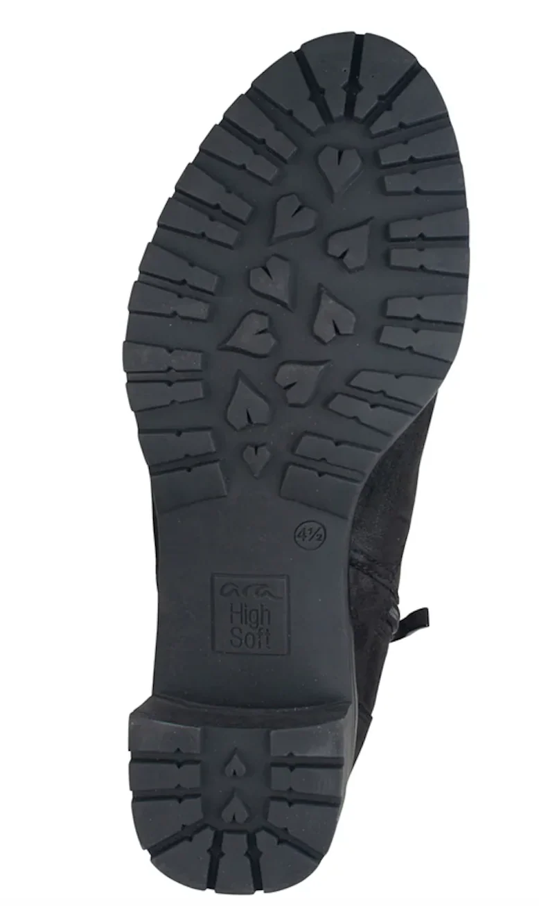 WOMEN'S ARA ROSELLE GORE-TEX ZIP ANKLE BOOT | BLACK SUEDE - Image 5
