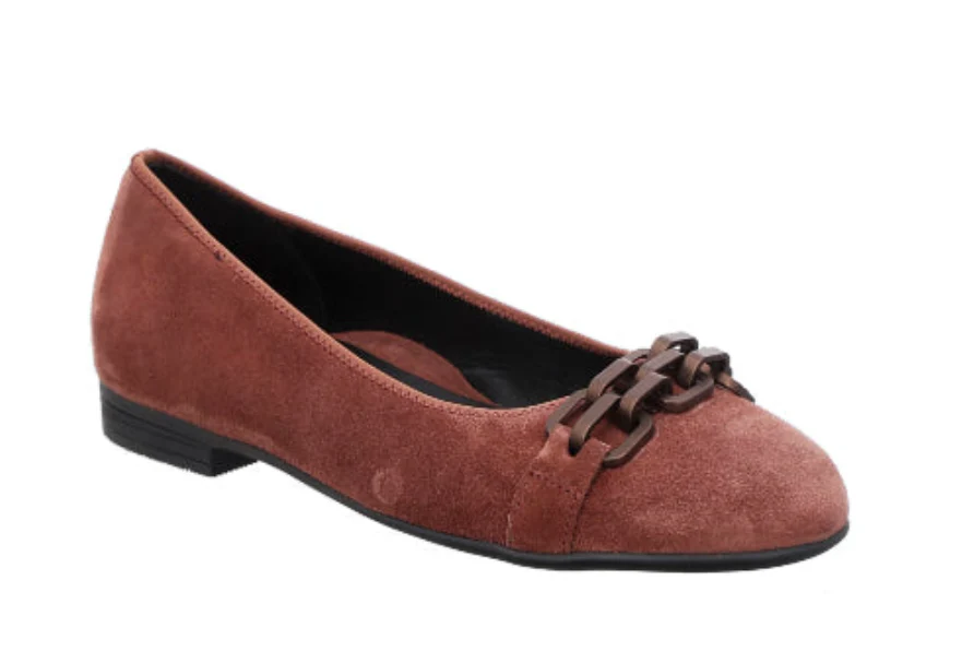 WOMEN'S ARA SCOUT BALLET FLAT CHAIN | TERRA - Image 3