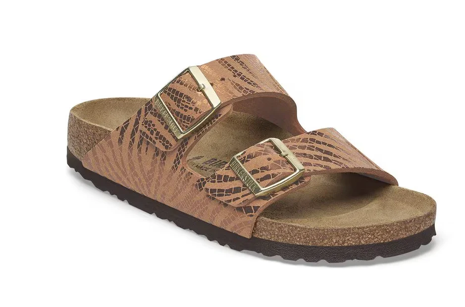 WOMEN'S BIRKENSTOCK ARIZONA | ZEBRA PECAN SYNTHETIC - Image 3