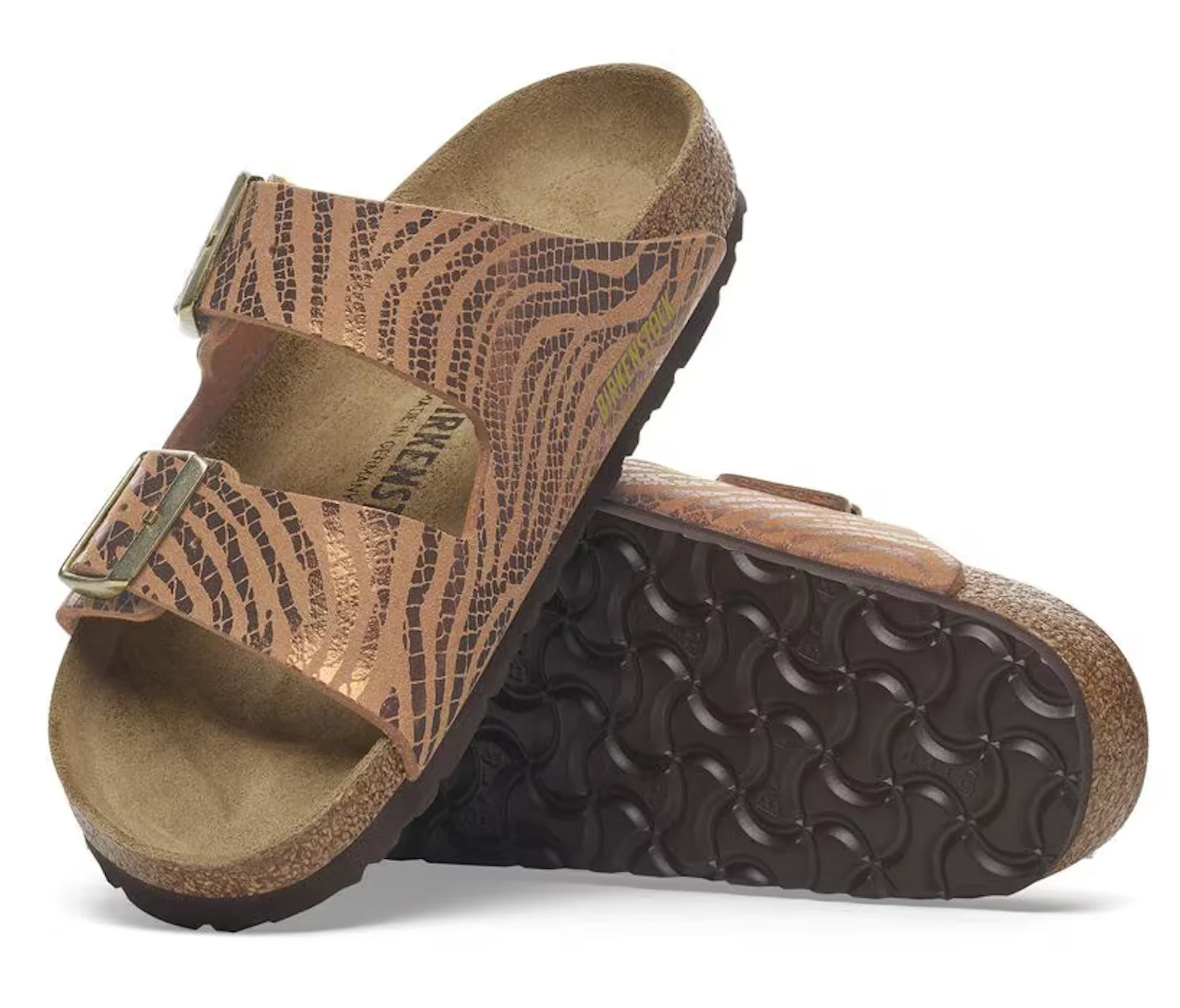 WOMEN'S BIRKENSTOCK ARIZONA | ZEBRA PECAN SYNTHETIC - Image 5