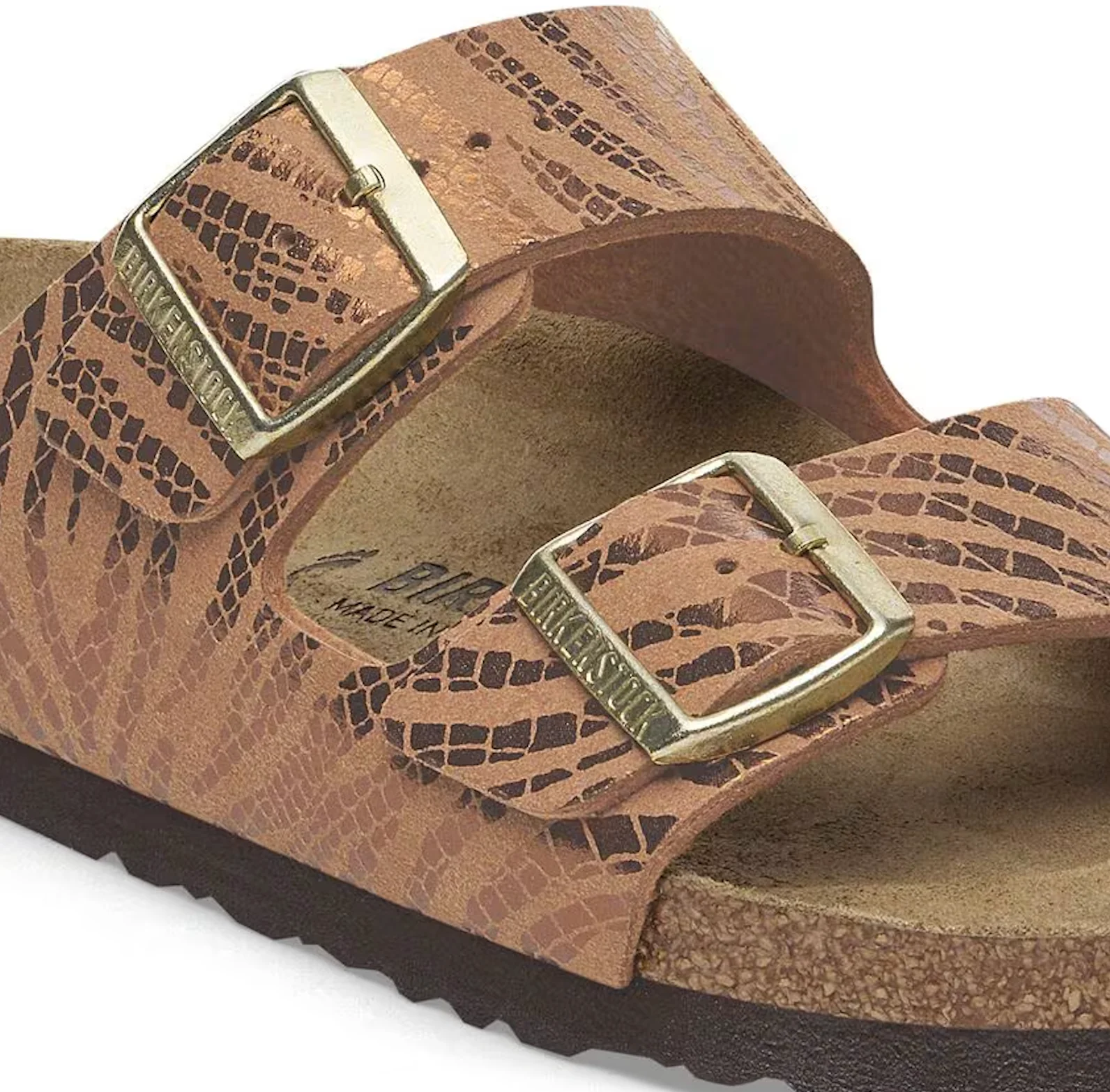 WOMEN'S BIRKENSTOCK ARIZONA | ZEBRA PECAN SYNTHETIC - Image 6
