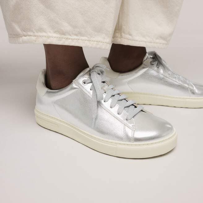 WOMEN'S BIRKENSTOCK BEND LOW | METALLIC SILVER - Image 6