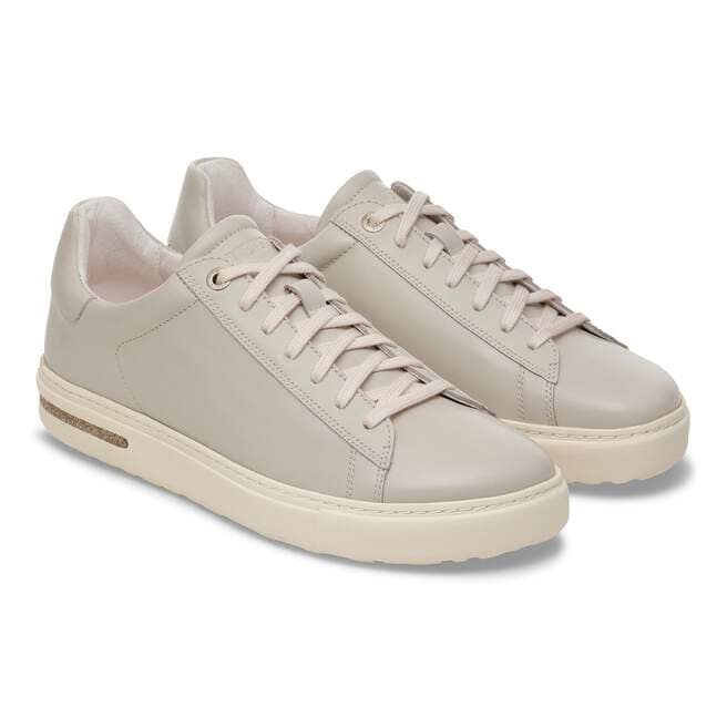 WOMEN'S BIRKENSTOCK BEND LOW NATURAL LEATHER PATENT | OYSTER - Image 3