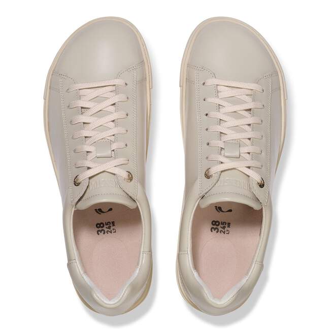 WOMEN'S BIRKENSTOCK BEND LOW NATURAL LEATHER PATENT | OYSTER - Image 5