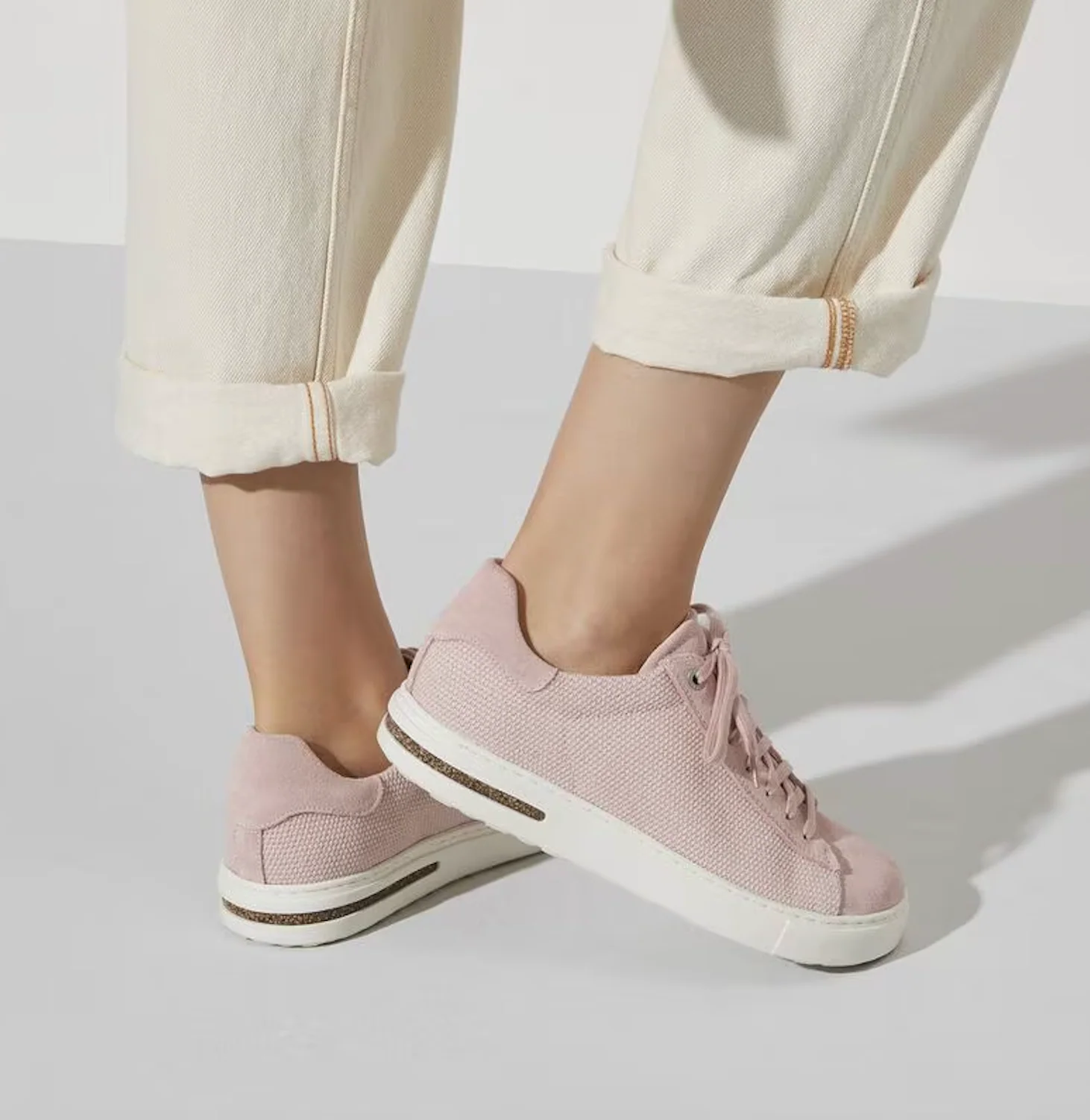 WOMEN'S BIRKENSTOCK BEND LOW | SOFT PINK CANVAS - Image 2