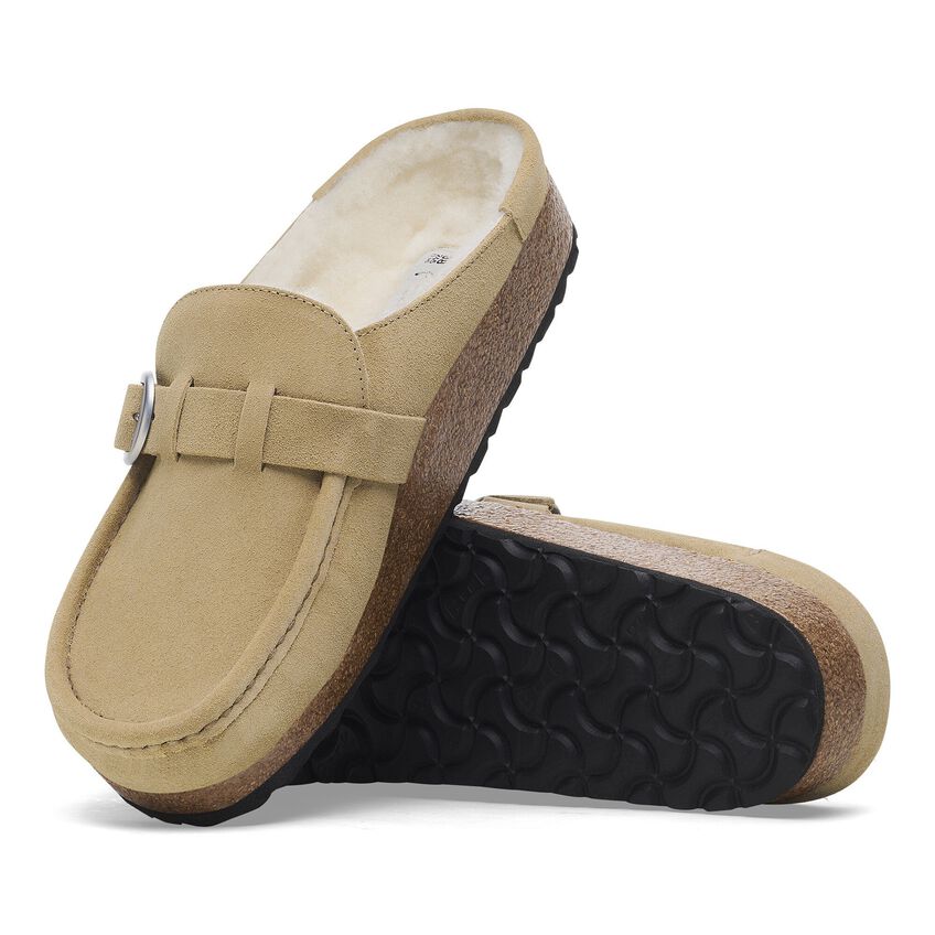 WOMEN'S BIRKENSTOCK BUCKLEY SHEARLING | TAUPE - Image 5