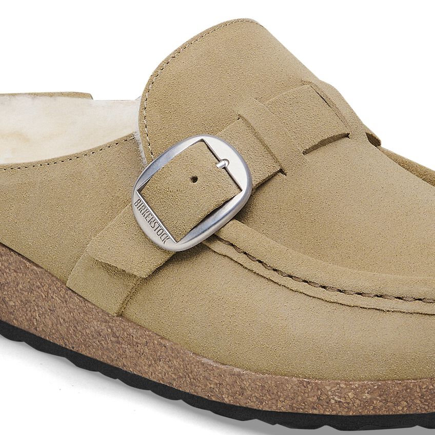 WOMEN'S BIRKENSTOCK BUCKLEY SHEARLING | TAUPE - Image 6