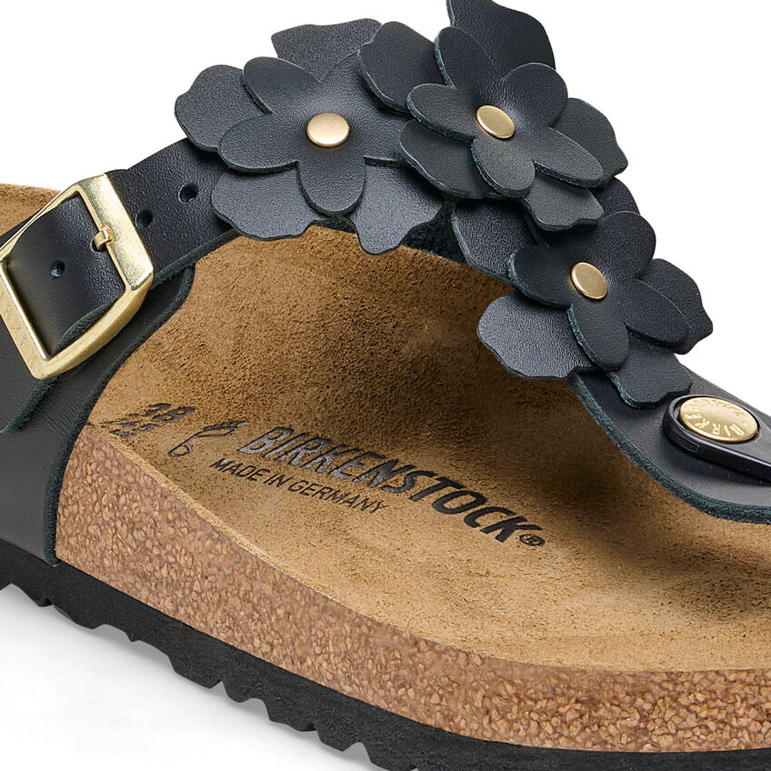 WOMEN'S BIRKENSTOCK GIZEH FLOWER | BLACK - Image 4