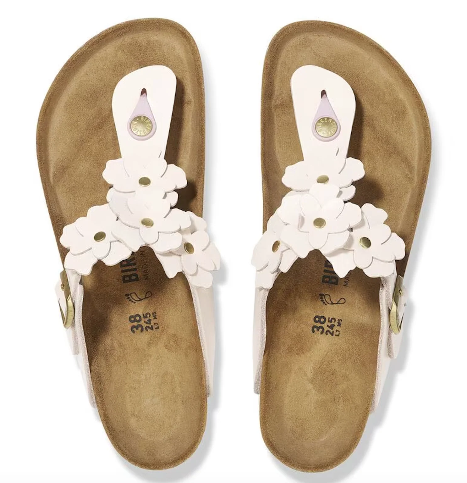 WOMEN'S BIRKENSTOCK GIZEH FLOWER | LIGHT ROSE - Image 6