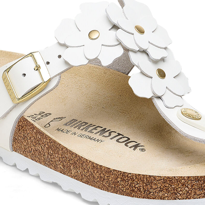 WOMEN'S BIRKENSTOCK GIZEH FLOWER | WHITE - Image 4