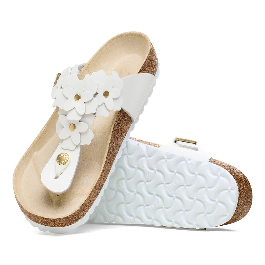 WOMEN'S BIRKENSTOCK GIZEH FLOWER | WHITE - Image 7