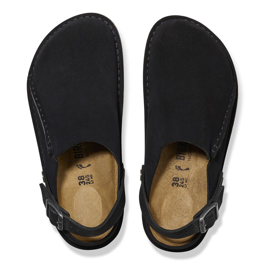 UNISEX BIRKENSTOCK LUTRY PREMIUM SUEDE | BLACK - Image 5