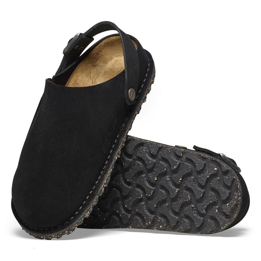 UNISEX BIRKENSTOCK LUTRY PREMIUM SUEDE | BLACK - Image 6