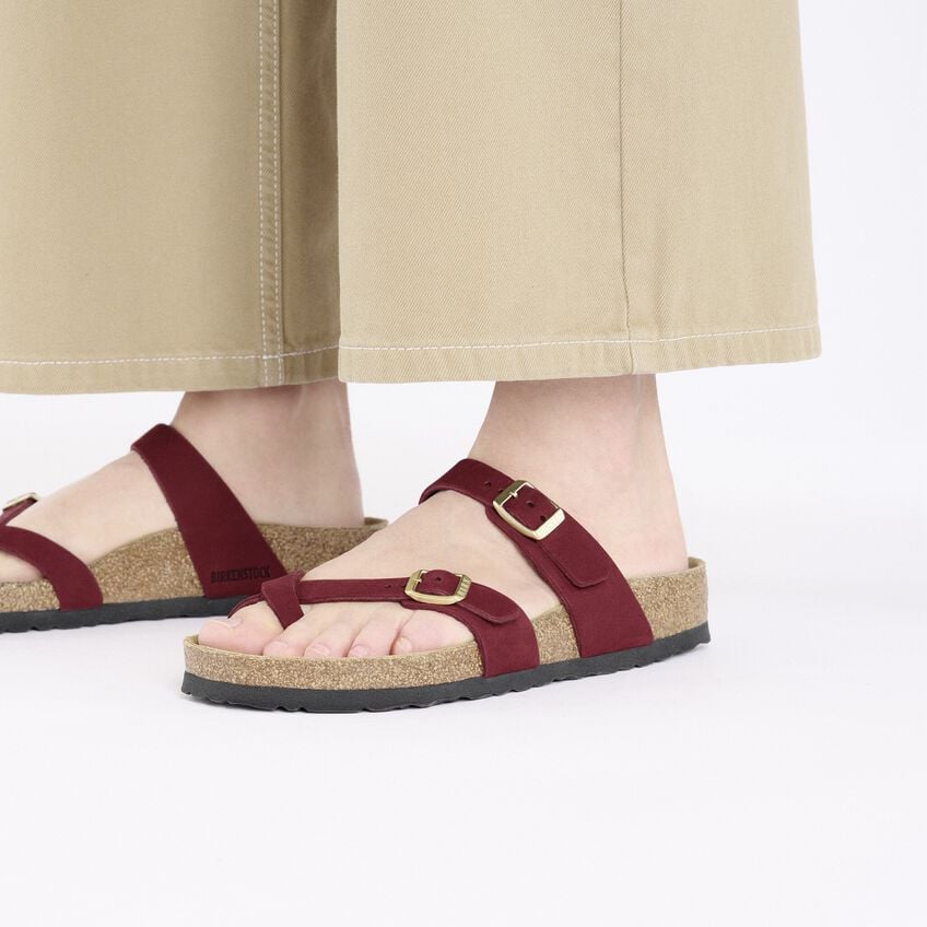 WOMEN'S BIRKENSTOCK MAYARI SOFT FOOTBED | ZINFANDEL - Image 2