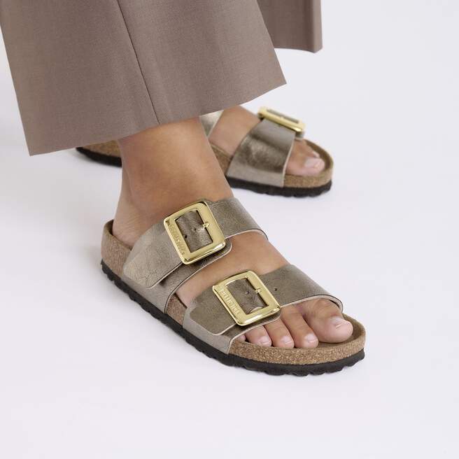 WOMEN'S BIRKENSTOCK SYDNEY CUSHION BUCKLE | GRACEFUL TAUPE - Image 8
