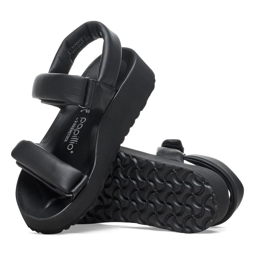 WOMEN'S PAPILLIO BY BIRKENSTOCK THEDA SANDAL | BLACK - Image 5