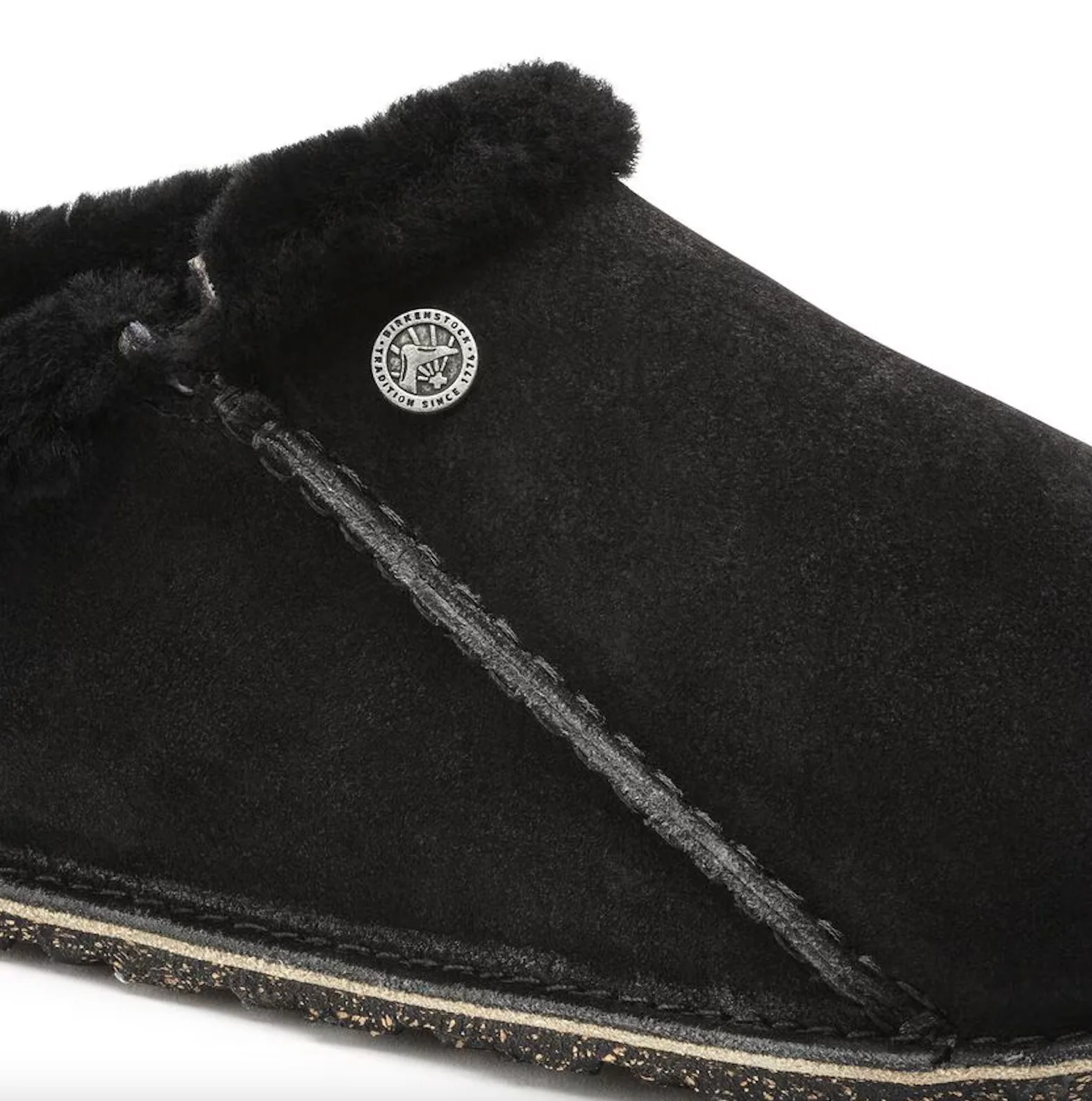 UNISEX BIRKENSTOCK ZERMATT PREMIUM FUR LINED CLOG | BLACK - Image 4