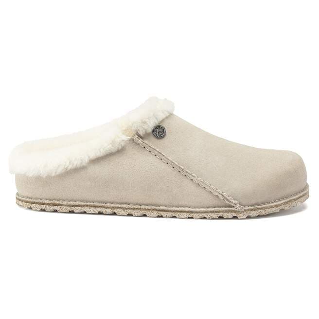 WOMEN'S BIRKENSTOCK ZERMATT PREMIUM FUR LINED CLOG | ANTIQUE WHITE
