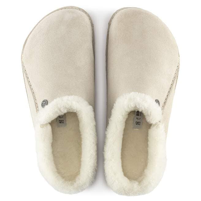 WOMEN'S BIRKENSTOCK ZERMATT PREMIUM FUR LINED CLOG | ANTIQUE WHITE - Image 4