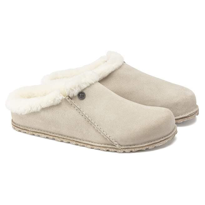 WOMEN'S BIRKENSTOCK ZERMATT PREMIUM FUR LINED CLOG | ANTIQUE WHITE - Image 5