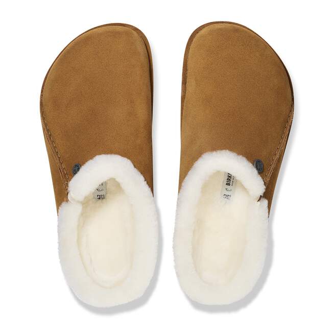 WOMEN'S BIRKENSTOCK ZERMATT PREMIUM FUR LINED CLOG | MINK - Image 3