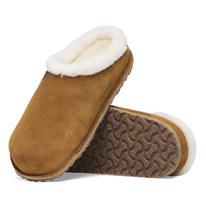 WOMEN'S BIRKENSTOCK ZERMATT PREMIUM FUR LINED CLOG | MINK - Image 5