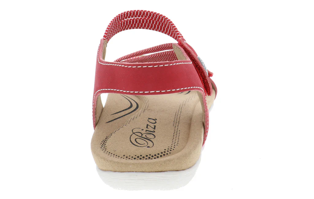 WOMEN'S BIZA LUNA SANDAL | RED - Image 6