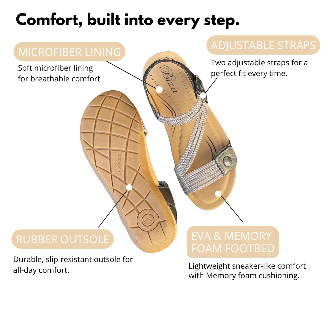 WOMEN'S BIZA LUNA SANDAL | SAND MULTI - Image 4