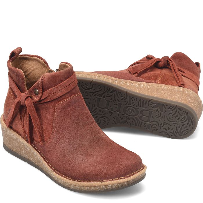 WOMEN'S BORN VAUGHN | RUST MATTONE / DISTRESSED RED - Image 2