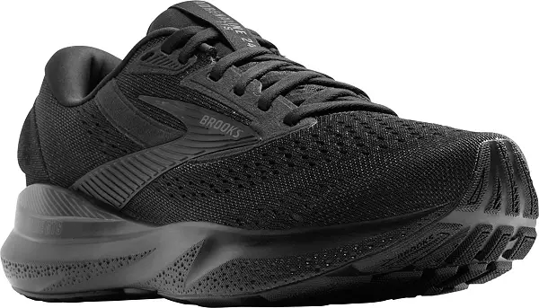 WOMEN'S BROOKS ADRENALINE GTS 24 | BLACK / BLACK / EBONY - Image 3