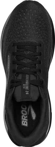 WOMEN'S BROOKS ADRENALINE GTS 24 | BLACK / BLACK / EBONY - Image 4
