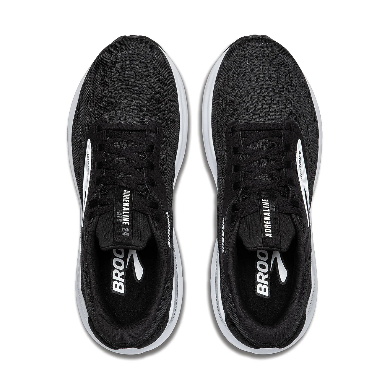 WOMEN'S BROOKS ADRENALINE GTS 24 | BLACK / WHITE - Image 5