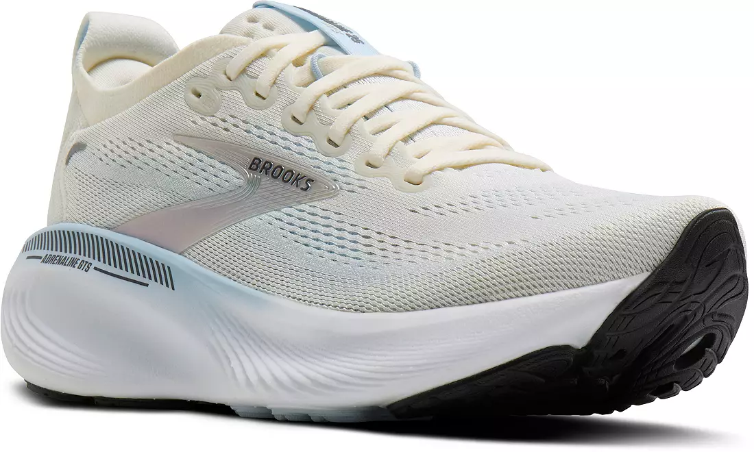 WOMEN'S BROOKS ADRENALINE GTS 25 | STAR WHITE / NANTUCKET / CHROME - Image 4