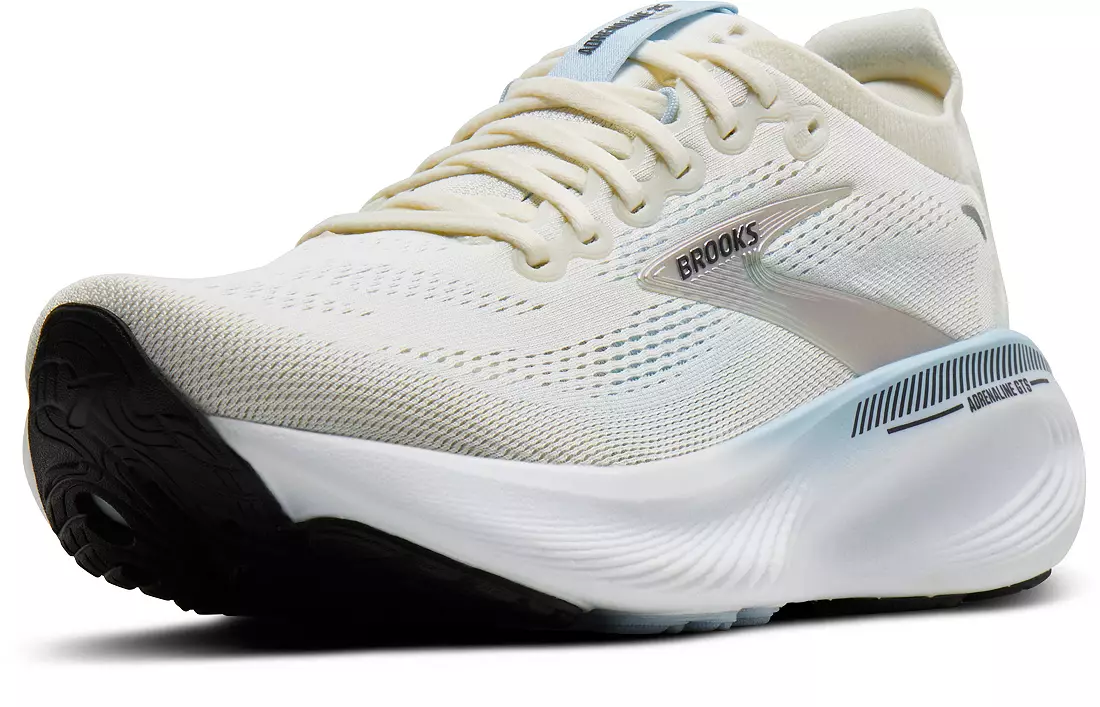 WOMEN'S BROOKS ADRENALINE GTS 25 | STAR WHITE / NANTUCKET / CHROME - Image 5