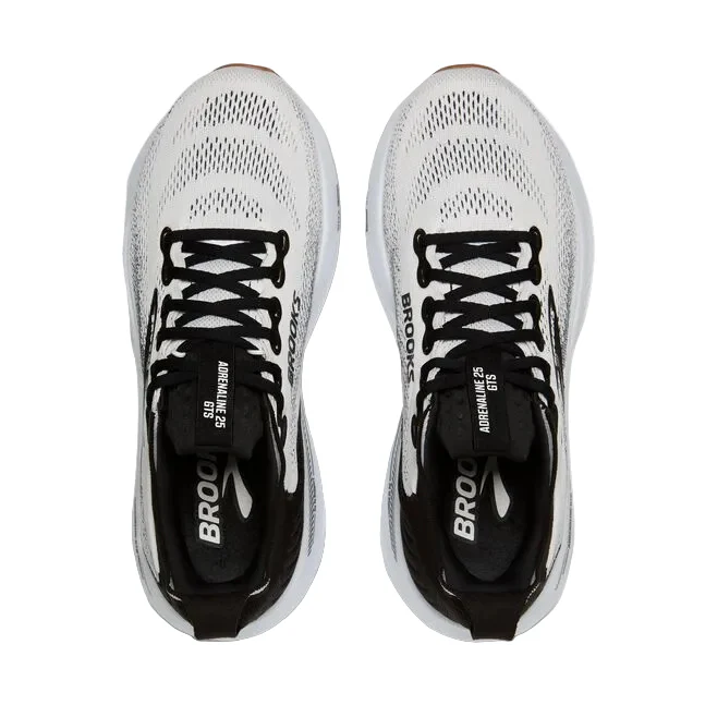 WOMEN'S BROOKS ADRENALINE GTS 25 | WHITE / BLACK / WHITE - Image 6