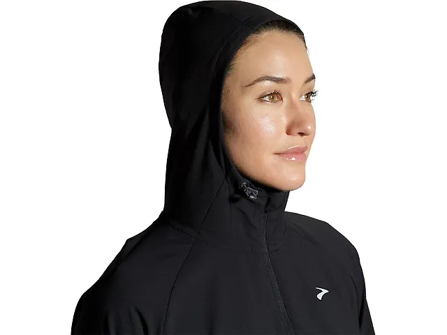 WOMEN'S BROOKS CANOPY JACKET | BLACK - Image 4