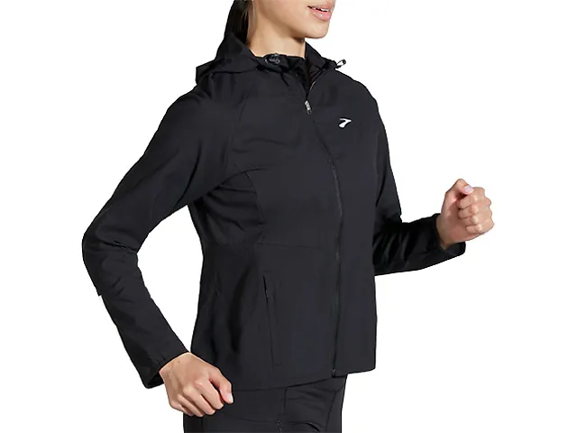 WOMEN'S BROOKS CANOPY JACKET | BLACK - Image 5