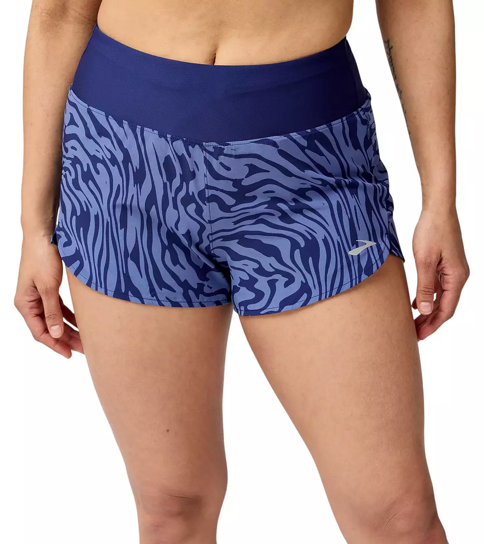 WOMEN'S BROOKS CHASER 3" SHORT 2.0 | MIDNIGHT SPEEDSCAPE - Image 3