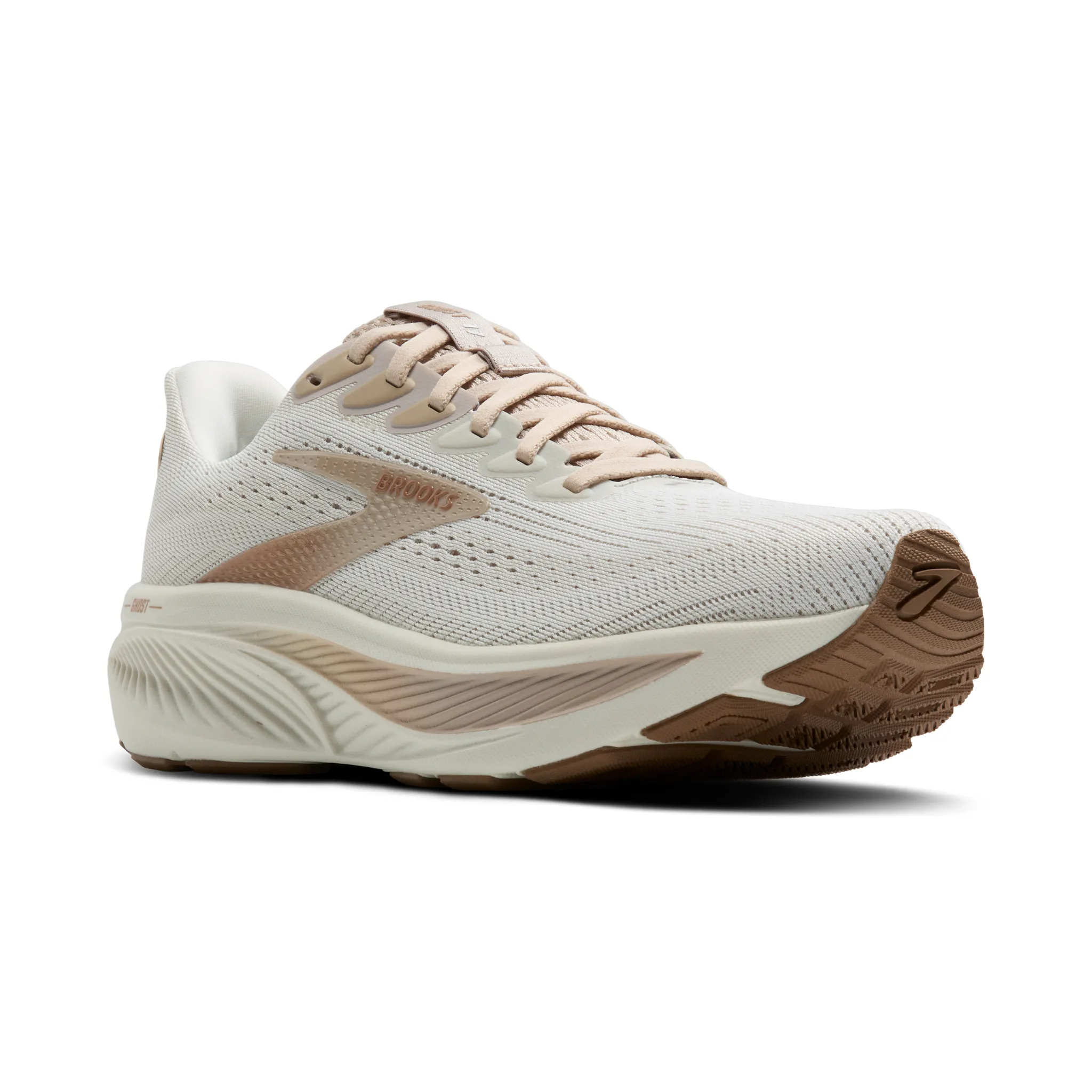 WOMEN'S BROOKS GHOST 17 | GREY / CHATEAU GREY/ PORTABELLA - Image 4