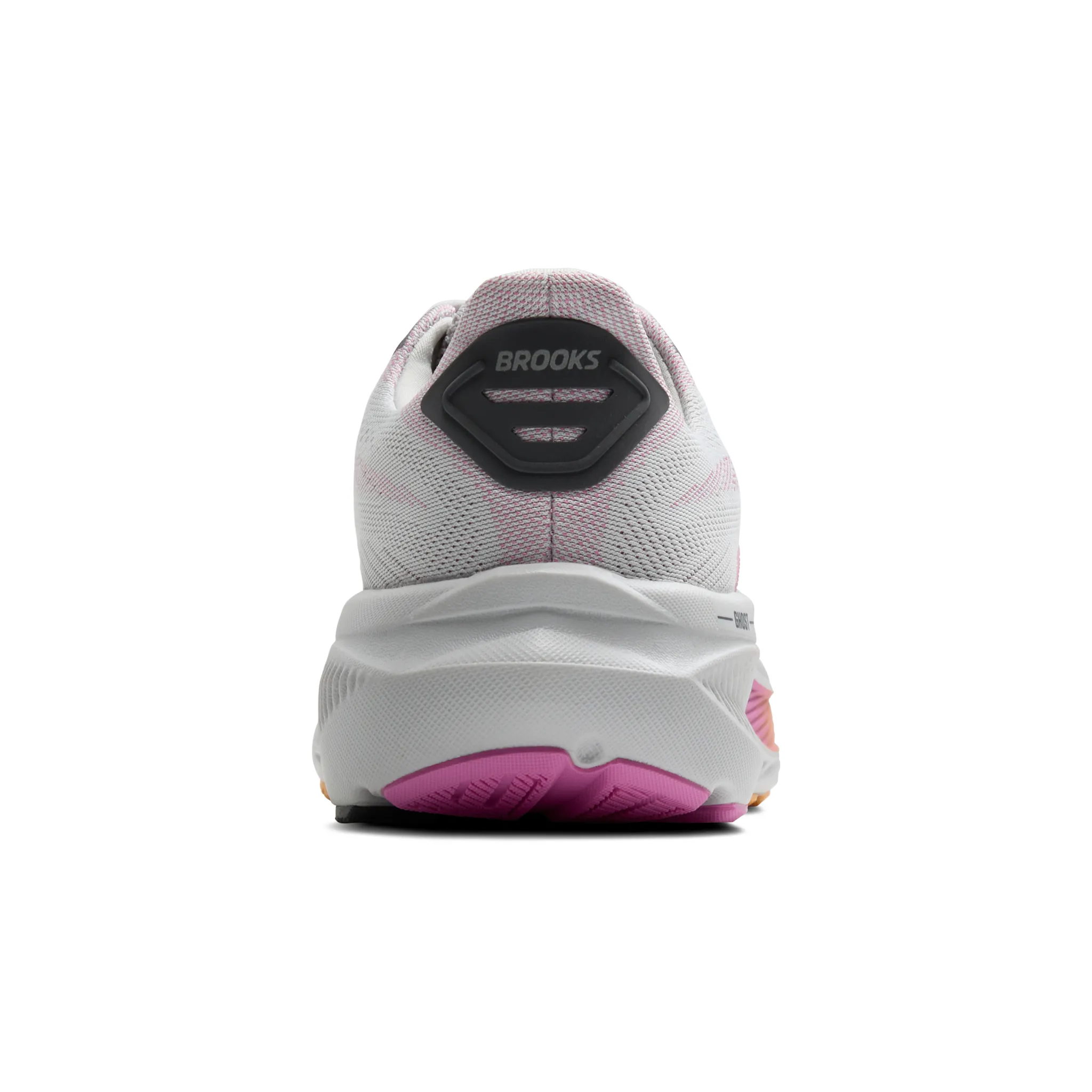 WOMEN'S BROOKS GHOST 17 | OYSTER / APRICOT / PINK - Image 3