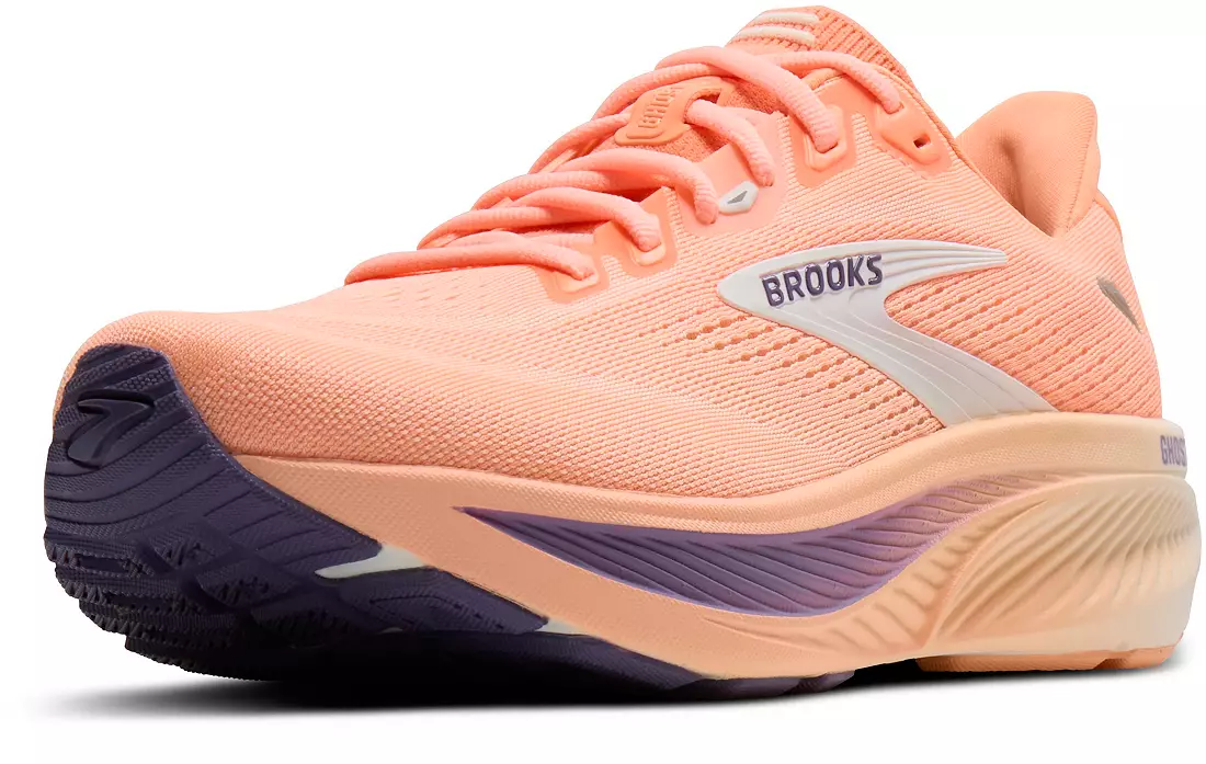 WOMEN'S BROOKS GHOST 18 | PEACH / GRAPE / COCONUT - Image 3