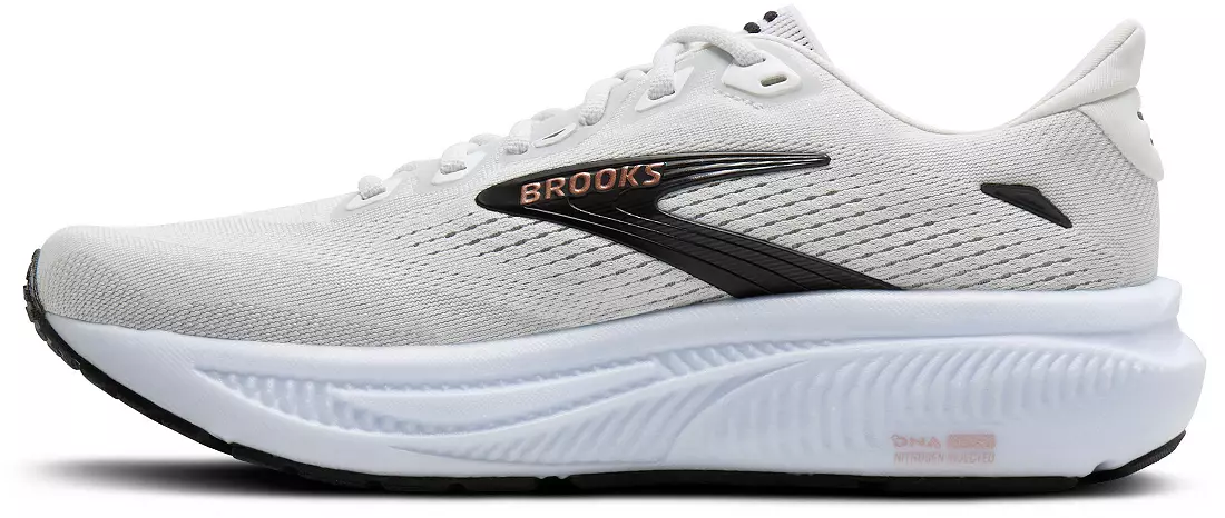 WOMEN'S BROOKS GHOST 18 | WHITE / BLACK / ROSE GOLD - Image 2