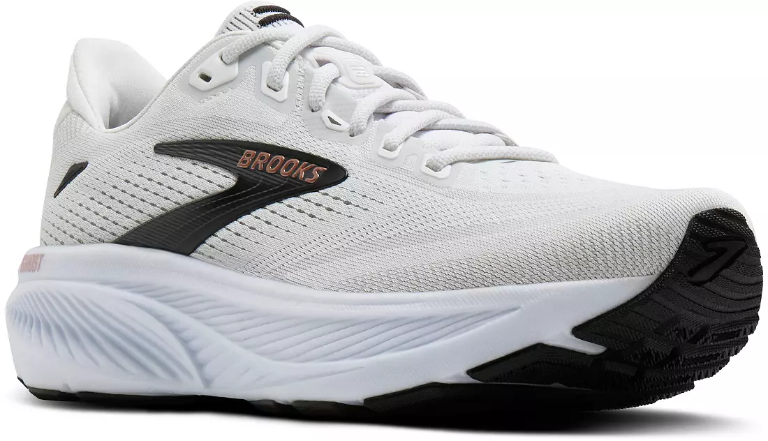 WOMEN'S BROOKS GHOST 18 | WHITE / BLACK / ROSE GOLD - Image 3
