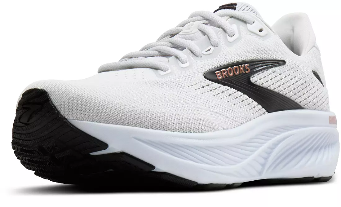 WOMEN'S BROOKS GHOST 18 | WHITE / BLACK / ROSE GOLD - Image 4