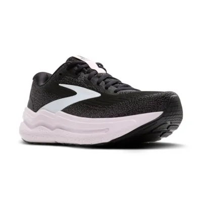 WOMEN'S BROOKS GHOST MAX 2 | BLACK / WHITE / ORCHID ICE - Image 2