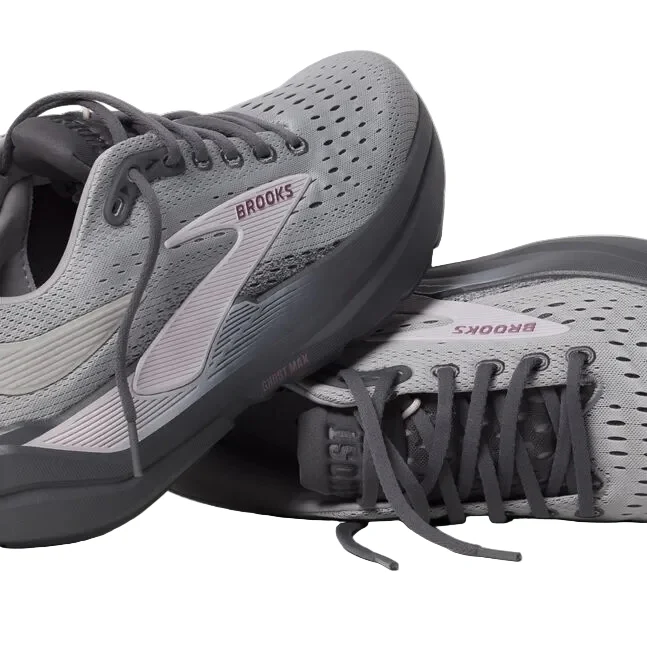 WOMEN'S BROOKS GHOST MAX 3 | HARBOR MIST / POPPY SEED / PINK - Image 7